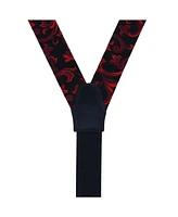 Trafalgar Christian the Romantic Brocade Silk Button End Suspenders