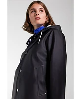 Stutterheim Women's Stockholm Long Sleeve Hooded Raincoat