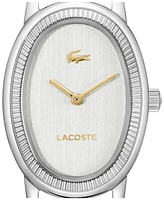 Lacoste Women's Parisienne Silver Tone Stainless Steel Bracelet Watch, 22mm
