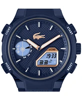 Lacoste Men's LC33 Midnight Navy Silicone Strap Watch, 44.8mm