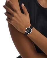 Calvin Klein Women's Black Leather Strap Watch, 32mm
