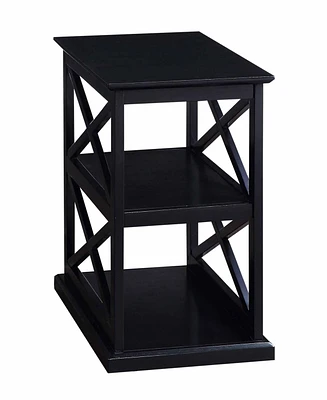 Convenience Concepts 14" Rubber wood Coventry Chairside End Table