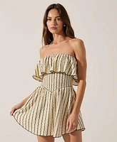 Modenaire Women's Sheer Rose Print Mesh Maxi Dress