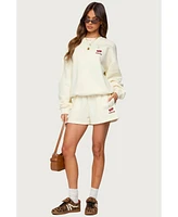 Edikted Womens Cherry Babe Sweatshirt