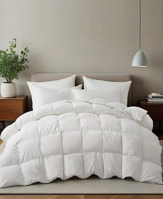 Unikome Ultra Soft White Goose Feather and Down Comforter