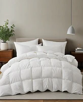 Unikome Ultra Soft White Goose Feather and Down Comforter, Full/Queen