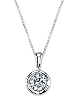 Sirena Energy Diamond Pendant Necklace (1/5 ct. t.w.) 14k Gold, White Gold or Rose