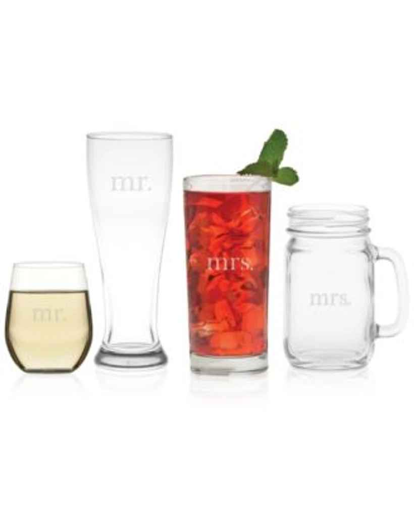 Mr. Mrs. Glassware Collection