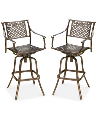 Lakelin 2-Pc. Outdoor Bar Stools