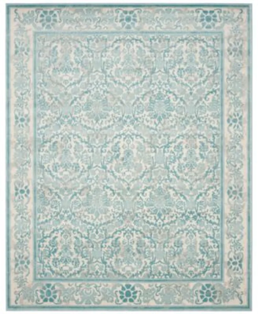 Safavieh Evoke Evk242c Ivory Light Blue Area Rugs