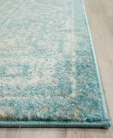 Safavieh Evoke EVK270D Light Blue/Ivory 5'1" x 7'6" Area Rug