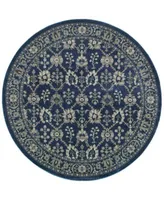 Jhb Design Tidewater Fortune Navy Grey Area Rugs