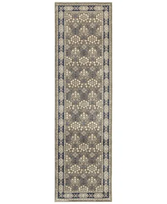 Jhb Design Tidewater Royal Garden 2'3" x 7'6" Runner Rug