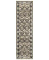 Jhb Design Tidewater Royal Garden Grey Navy Area Rugs