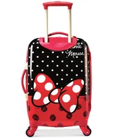 American Tourister Disney Minnie Mouse Red Bow 21" Hardside Spinner Suitcase
