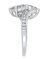 Diamond Bypass Ring (1 ct. t.w.) in 14k White Gold