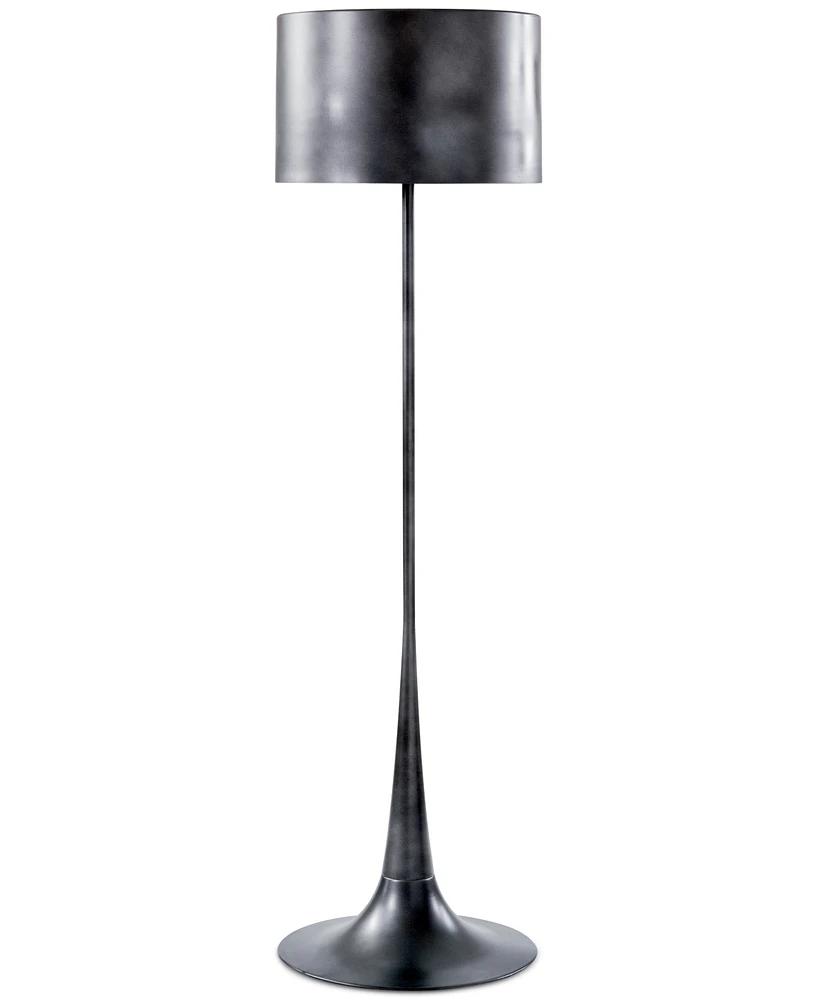 Regina Andrew Design Trilogy Natural Black Iron Floor Lamp