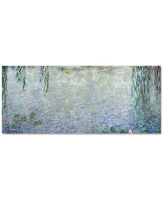 Waterlilies Morning Ii By Claude Monet Canvas Print