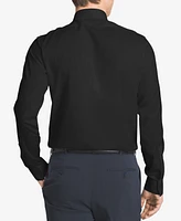 Calvin Klein Steel Men's Slim-Fit Non-Iron Herringbone Dress Shirt