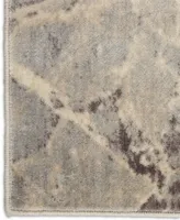 Closeout! Nourison Home Moraine MO745 Grey 3'6" x 5'6" Area Rug