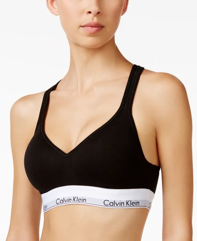 Calvin Klein Plus Size Modern Cotton Unlined Bralette QF5116 - Macy's