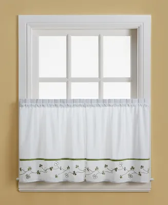 Chf Clover 58" x 36" Pair of Tier Curtains