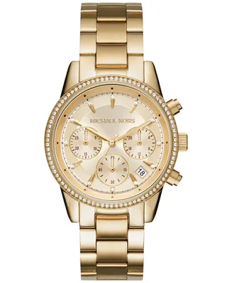 Michael Kors Women's Chronograph Ritz Stainless Steel Bracelet Watch 37mm MK6428/MK6357/MK6356