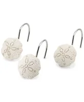 Avanti Seaglass Seashell and Netting 12-Pc. Shower Curtain Hooks