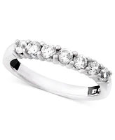 Seven Diamond Band Ring in 14k Yellow or White Gold (3/4 ct. t.w.)