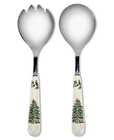 Spode Christmas Tree Salad Servers, Set of 2