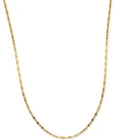 Mirror Link Chain Collection 1 1 2mm In 14k Yellow White Rose Gold