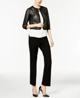 Anne Klein Petite Mid-Rise Pants