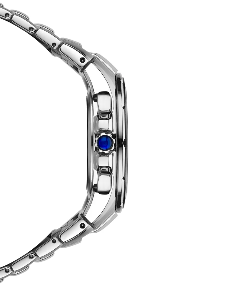 Seiko Men's Solar Chronograph Coutura Stainless Steel Bracelet Watch 45mm SSG009