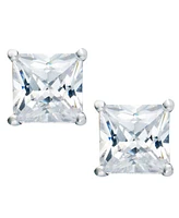 Giani Bernini Cubic Zirconia Square Stud Earrings (2 ct. t.w.) 18k Gold over Sterling Silver, Created for Macy's