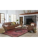 Myars Leather Sofa Collection Created For Macys