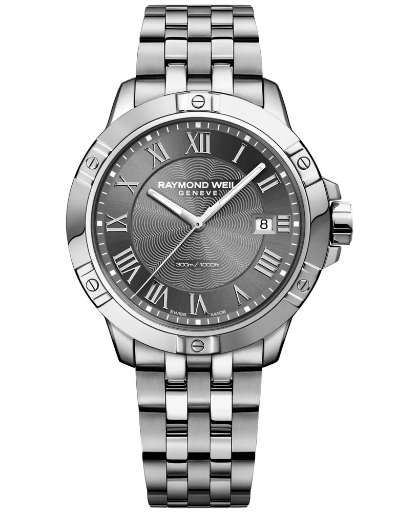 Raymond Weil Men's Swiss Tango Stainless Steel Bracelet Watch 41mm 8160-st-00608