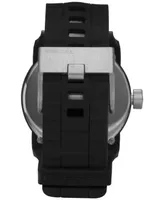 Diesel Unisex Black Silicone Strap Watch 44mm DZ1437