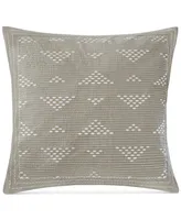 Ink+Ivy Cario Embroidered Decorative Pillow, 18" x 18"