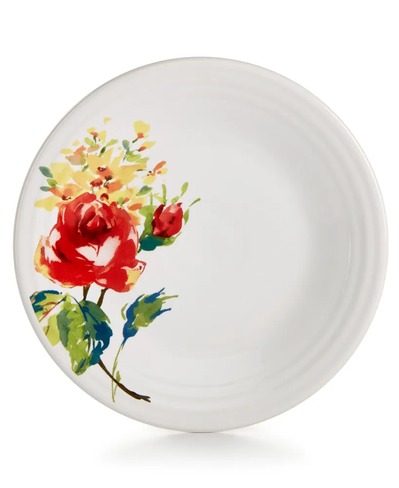 Fiesta Ceramic Floral Bouquet 9" Luncheon Plate