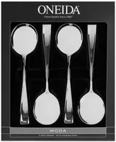 Oneida Moda 4-Pc. Soup Spoon Set