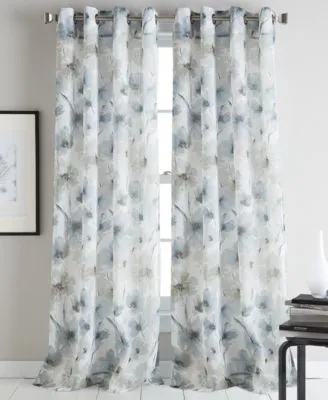Dkny Modern Bloom Curtain Panels