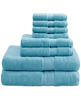 Madison Park Signature Solid Cotton 8-Pc. Bath Towel Set