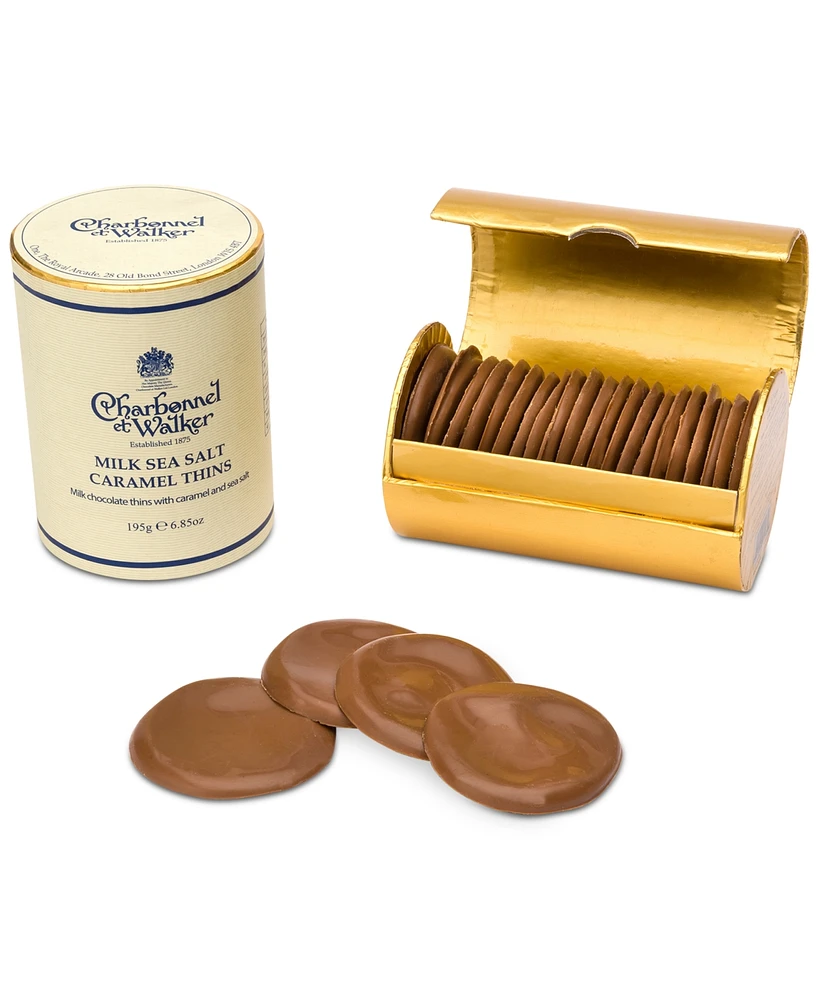 Charbonnel et Walker Milk Chocolate Sea Salt Caramel Thins Gift Set