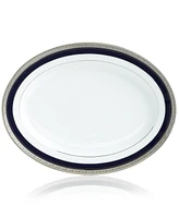 Noritake "Crestwood Cobalt Platinum" Oval Platter, 14"