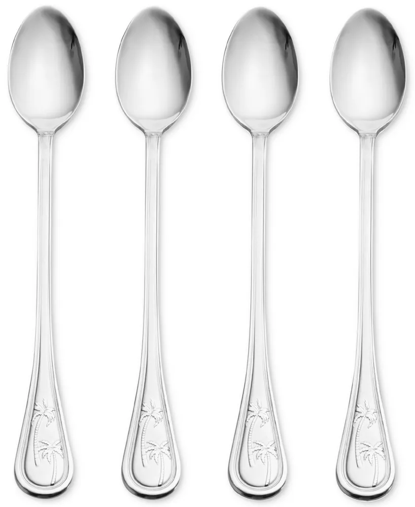 Towle Palm Breeze 4-Pc. Iced Beverage Spoon Set