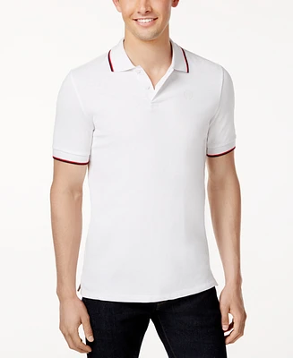 A|X Armani Exchange Men's Contrast Tipped Polo Shirt