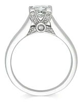 Diamond Princess Cut (1-1/2 ct. t.w.) Engagement Ring in 14k White Gold