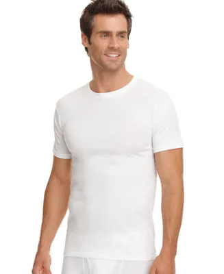 Jockey Men's Tagless 3-Pack Crew Neck Undershirts + 1 Bonus Shirt, Created for Macy's