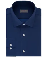 Michael Kors Men's Regular Fit Airsoft Non-Iron Performance Dress Shirt
