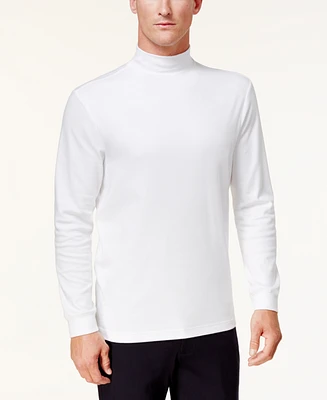 Club Room Men's Solid Mock Neck Shirt, Created for Macy's